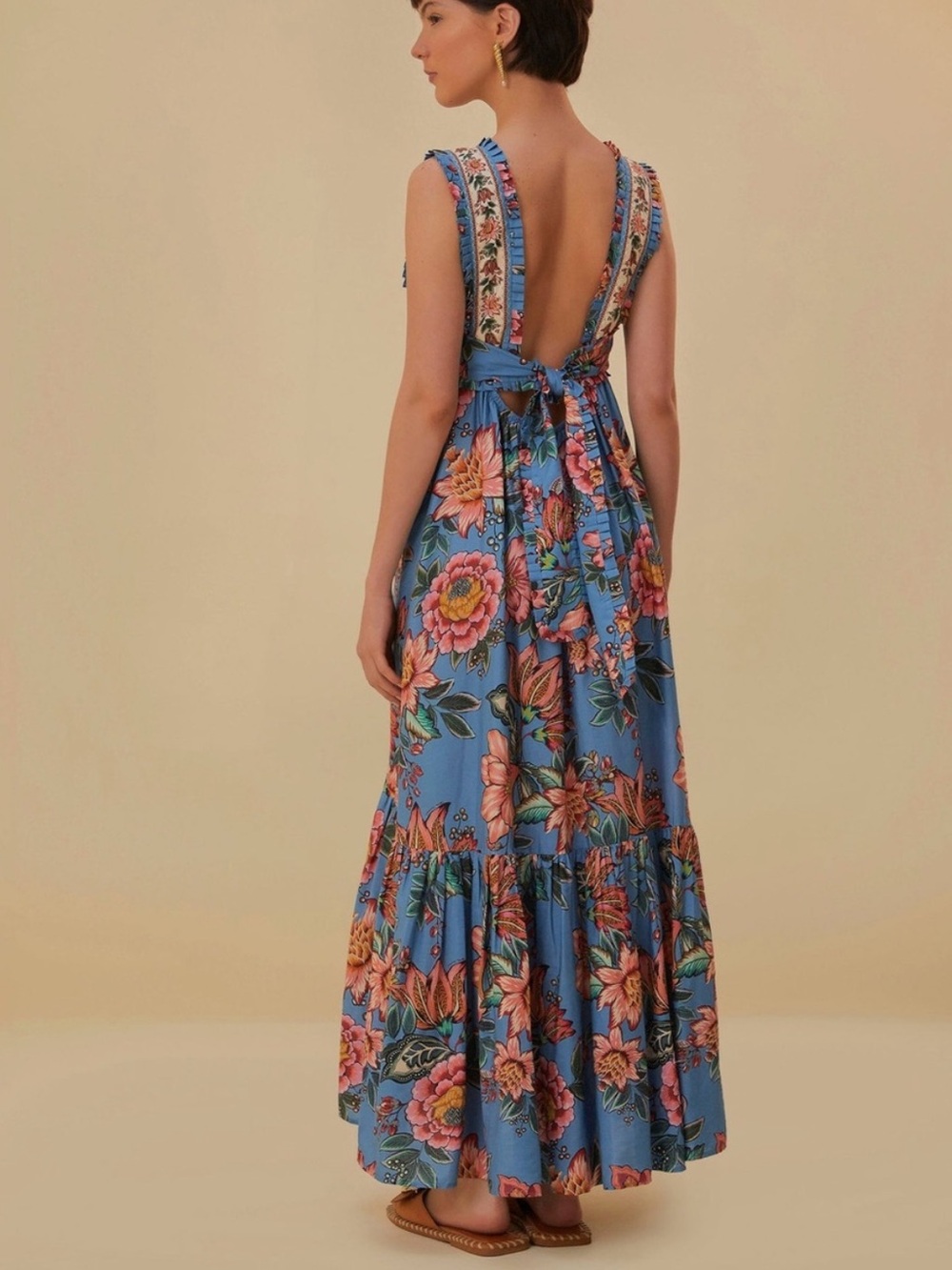 Farm Rio Wonderful Bouquet Maxi Dress
